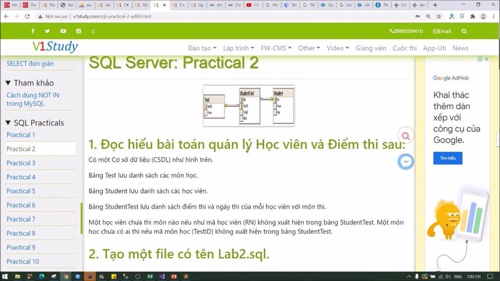 'Video thumbnail for SQL Server-Learn by practical: convert, hàm tập hợp, group by, top with ties, left, right, full join'