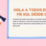 Microsoft SQL desde cero