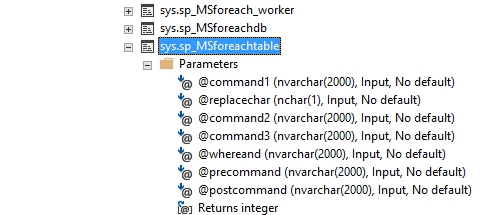 como mover tablas entre esquemas con sp_MSforeachtable